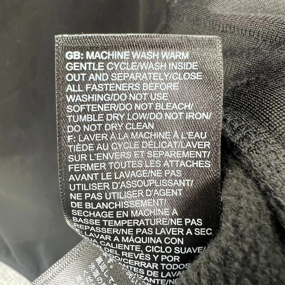 The North Face Mens Black Full Zip Softshell Jacket Iris Automation Logo Large‎